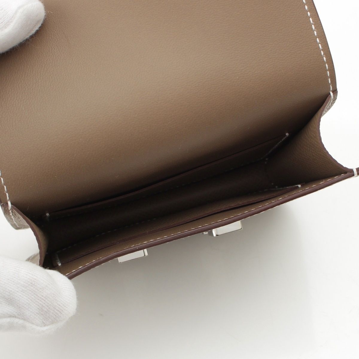 Hermes Constance Slim Silver Etoupe — view 5