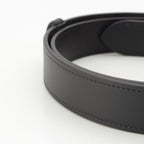Loewe Leather Embossed Logo Belt Black — view 5