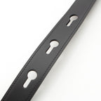 Loewe Leather Embossed Logo Belt Black — view 8