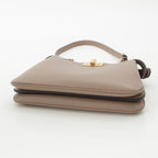 Fendi Peekaboo Soft Small Dove Gray Leather 2-Way Shoulder Handbag Ju — view 6