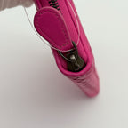Bottega Veneta Intrecciato Zip Around Wallet Leather Pink — view 7
