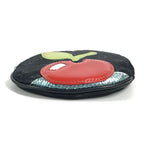 Louis Vuitton Coin Case Comte de Fais Apple Monogram Satin Canvas Black — view 5