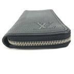 Louis Vuitton Wallet Vertical Zippy Taurillon Leather Noir Black — view 4