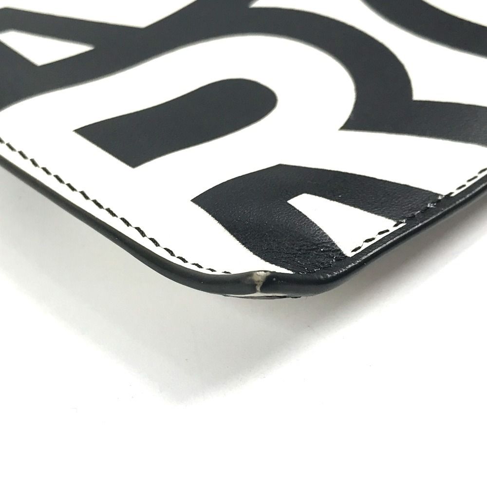 Fendi Clutch Logo Leather Black — view 7