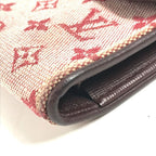 Louis Vuitton Wallet Porto Tresor International Monogram Mini Canvas Cherry Red — view 6