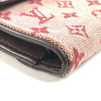 Louis Vuitton Wallet Porto Tresor International Monogram Mini Canvas Cherry Red — view 7