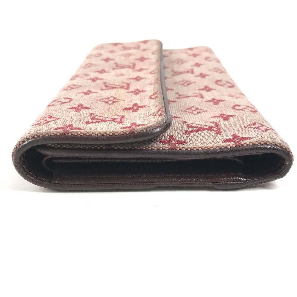 Louis Vuitton Wallet Porto Tresor International Monogram Mini Canvas Cherry Red — view 4
