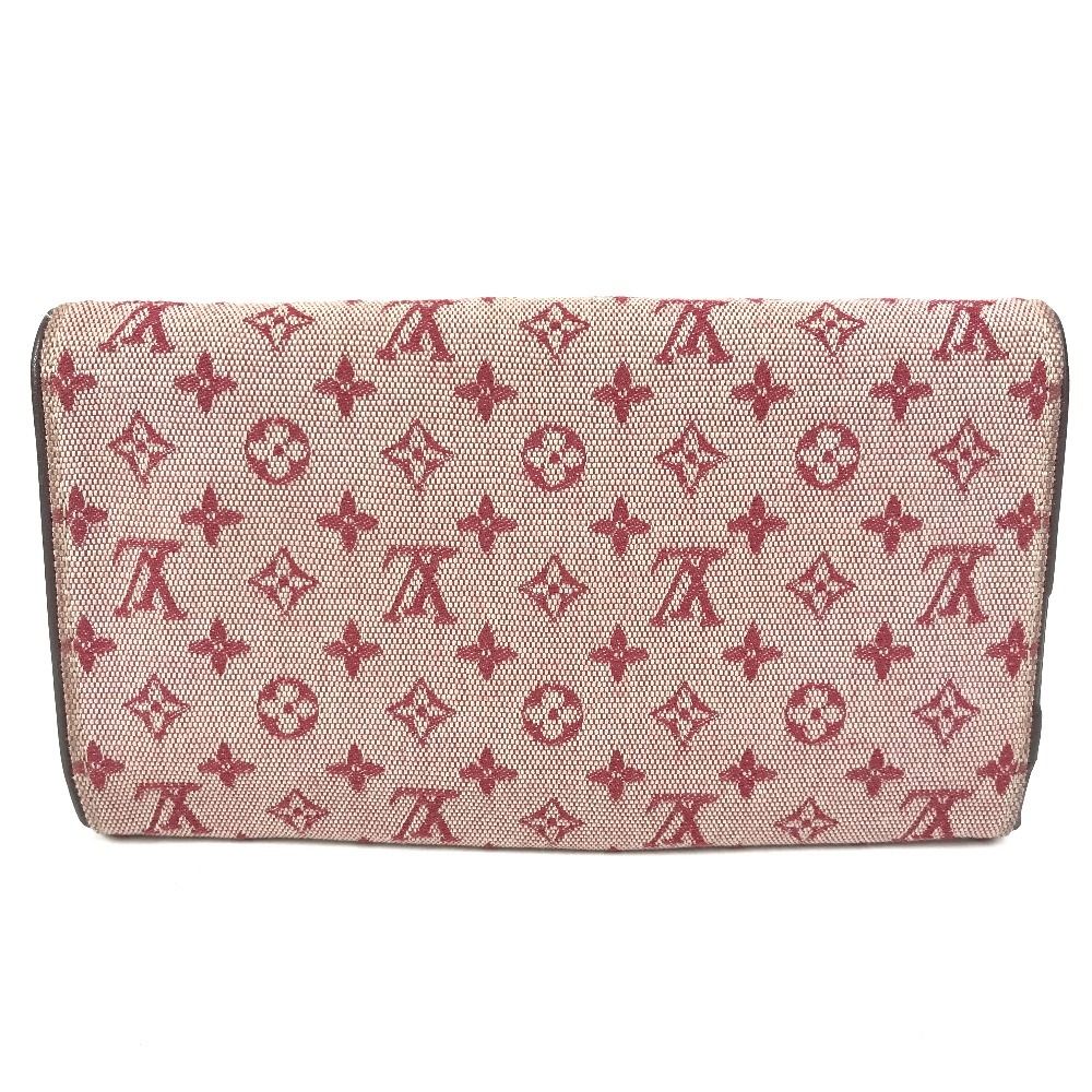 Louis Vuitton Wallet Porto Tresor International Monogram Mini Canvas Cherry Red — view 2
