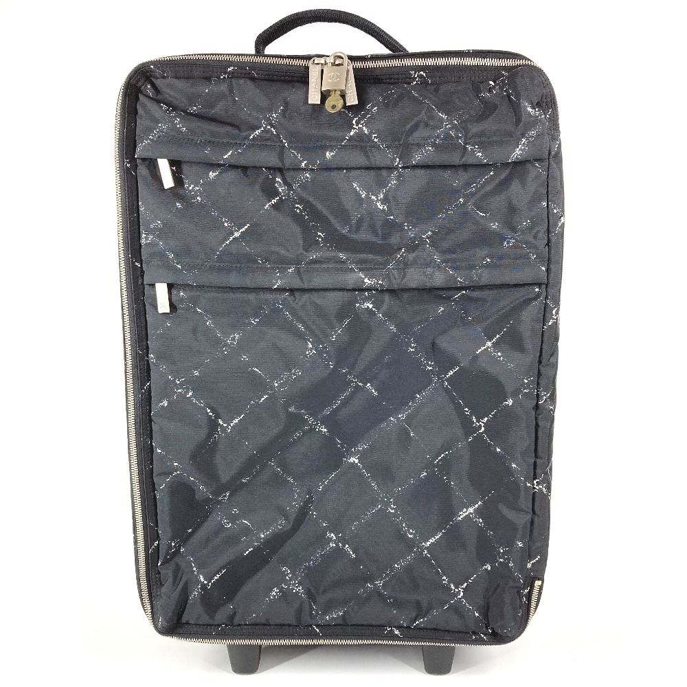 Chanel Travel Bag Vintage Line Nylon Black