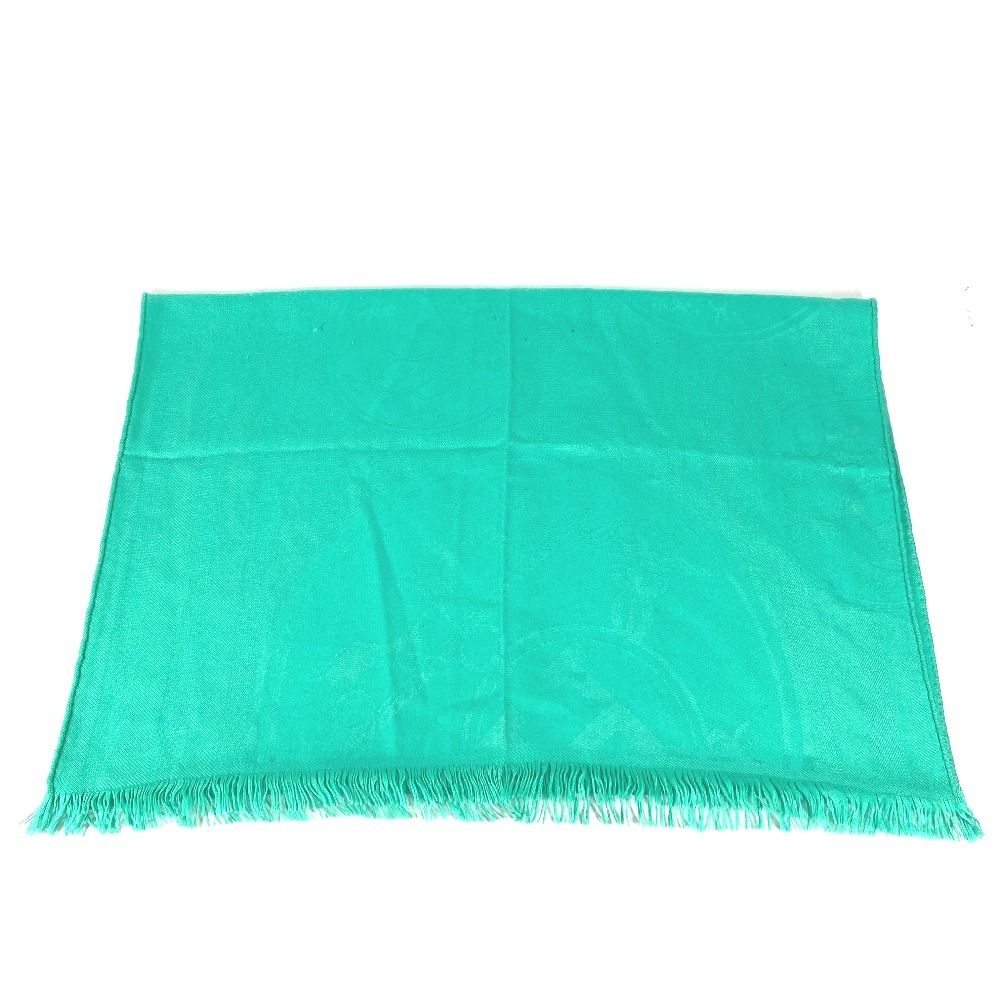 Hermes Shawl New Libris Cashmere Green Scarf