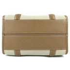 Louis Vuitton Tote Sac Neverfull 30 Leather Canvas Beige — view 5