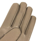 Hermes Gloves Leather Etoupe Gray — view 7