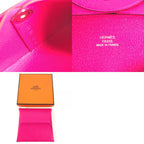 Hermes Coin Case Bastia Leather Pink — view 9