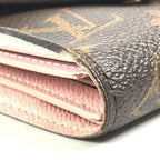 Louis Vuitton Trifold Wallet Portefeuille Victorine Monogram Canvas Pink — view 7