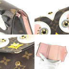 Louis Vuitton Trifold Wallet Portefeuille Victorine Monogram Canvas Pink — view 8