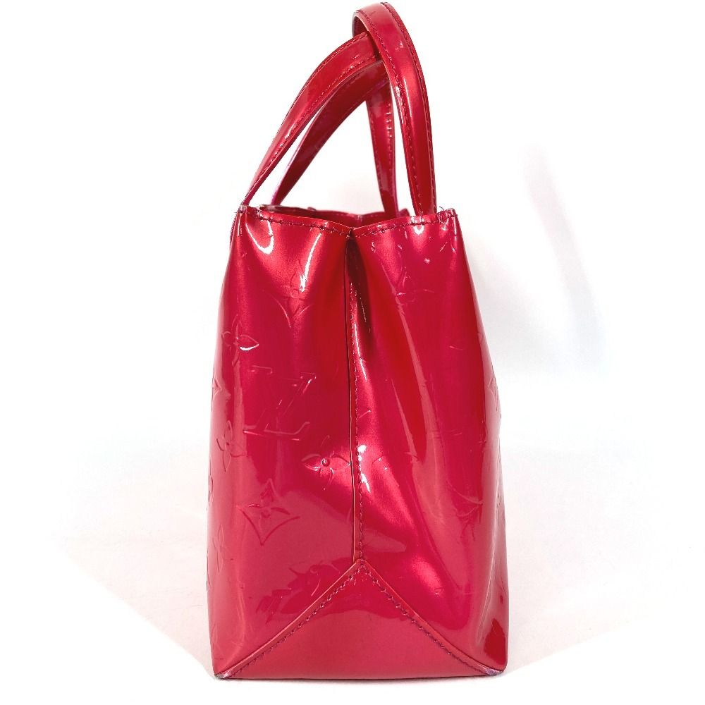 Louis Vuitton Handbag Wilshire Blue Bird Monogram Vernis Rose Pop Pink — view 4