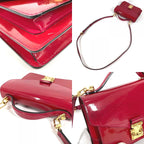 Louis Vuitton Handbag Monceau BB Patent Leather Rose Indien Purple — view 7