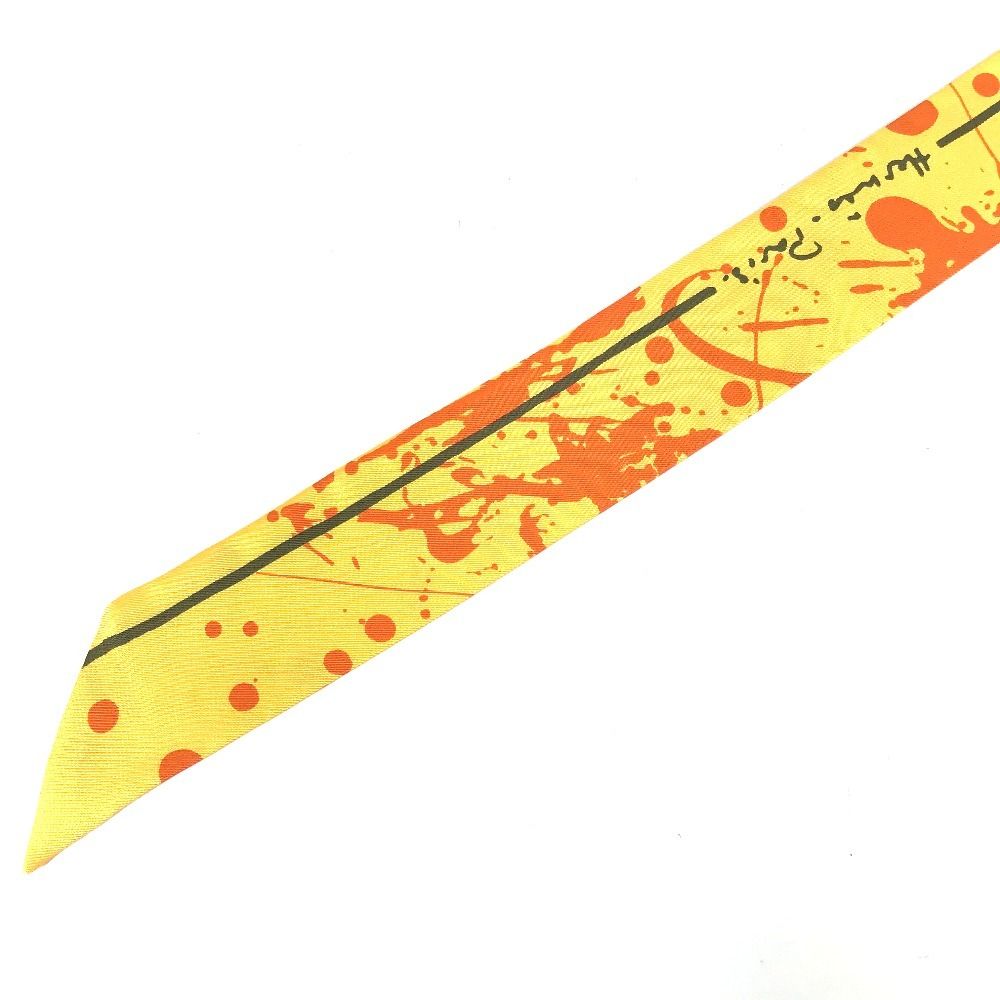 Hermes Scarf Twilly Silk Orange — view 2