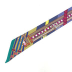 Hermes Scarf Twilly Tiri Silk Multicolor — view 5