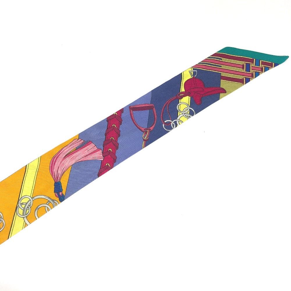 Hermes Scarf Twilly Tiri Silk Multicolor — view 4