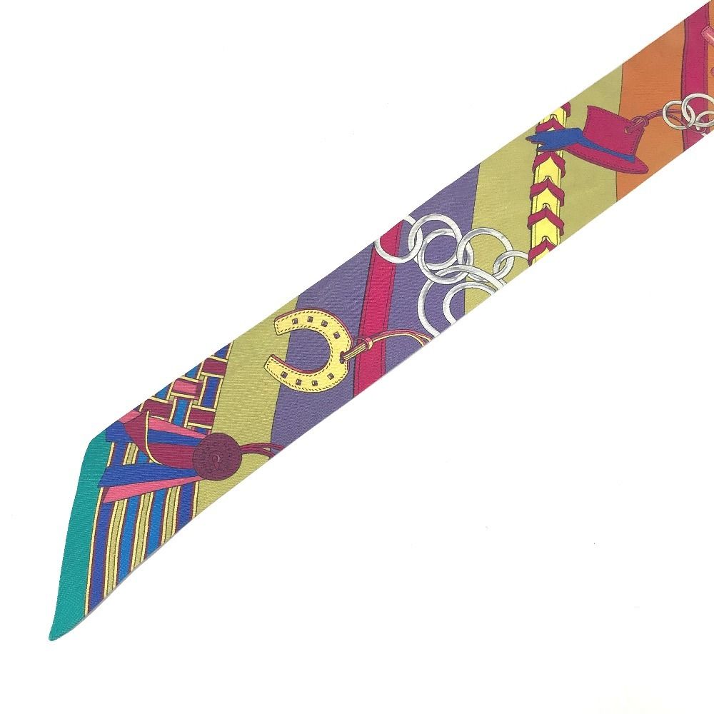 Hermes Scarf Twilly Tiri Silk Multicolor — view 2