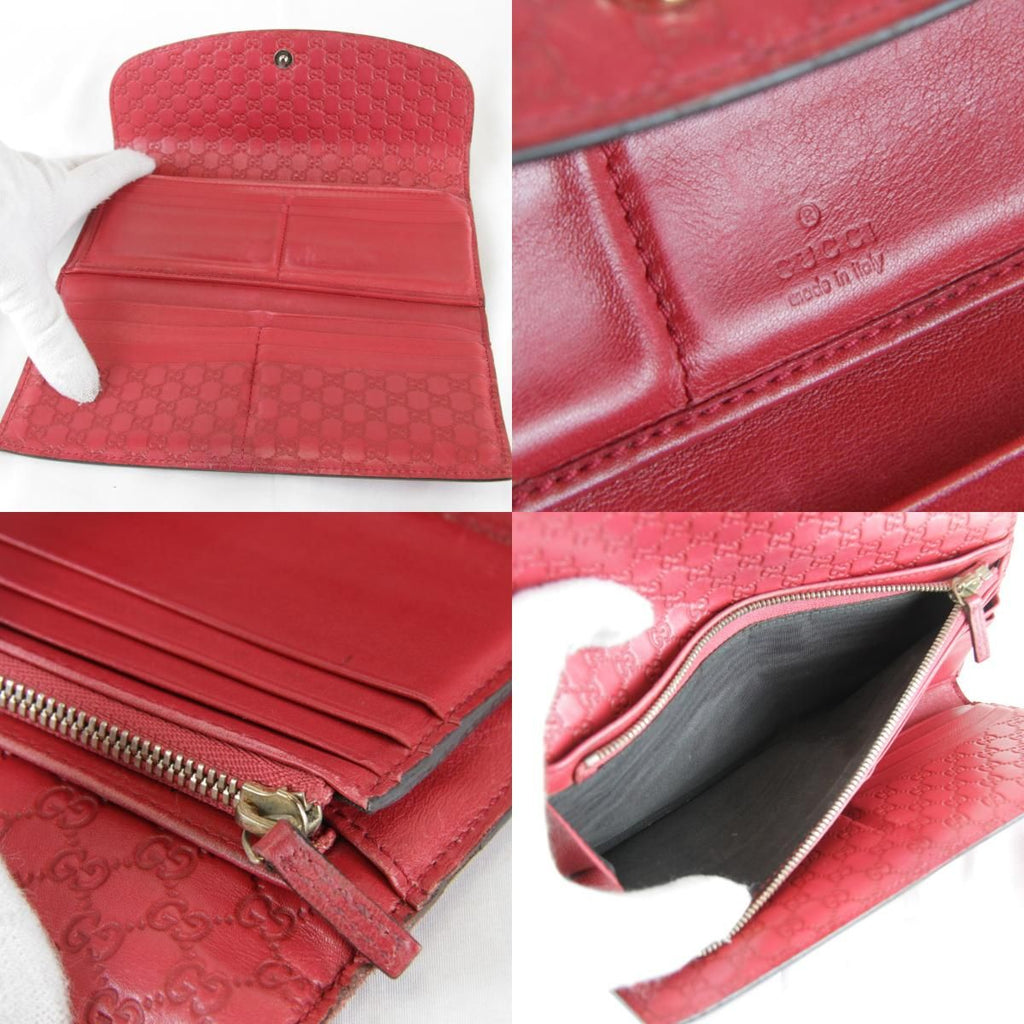 Gucci 0416 Wallet Leather Red — view 9