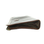 Celine Clutch Second Party Macadam Leather Logo Brown — view 4