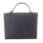 Dior 2-Way Shoulder Bag Trotter Leather All Over Pattern Navy Blue MW — view 3