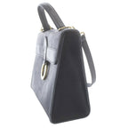 Dior 2-Way Shoulder Bag Trotter Leather All Over Pattern Navy Blue MW — view 2