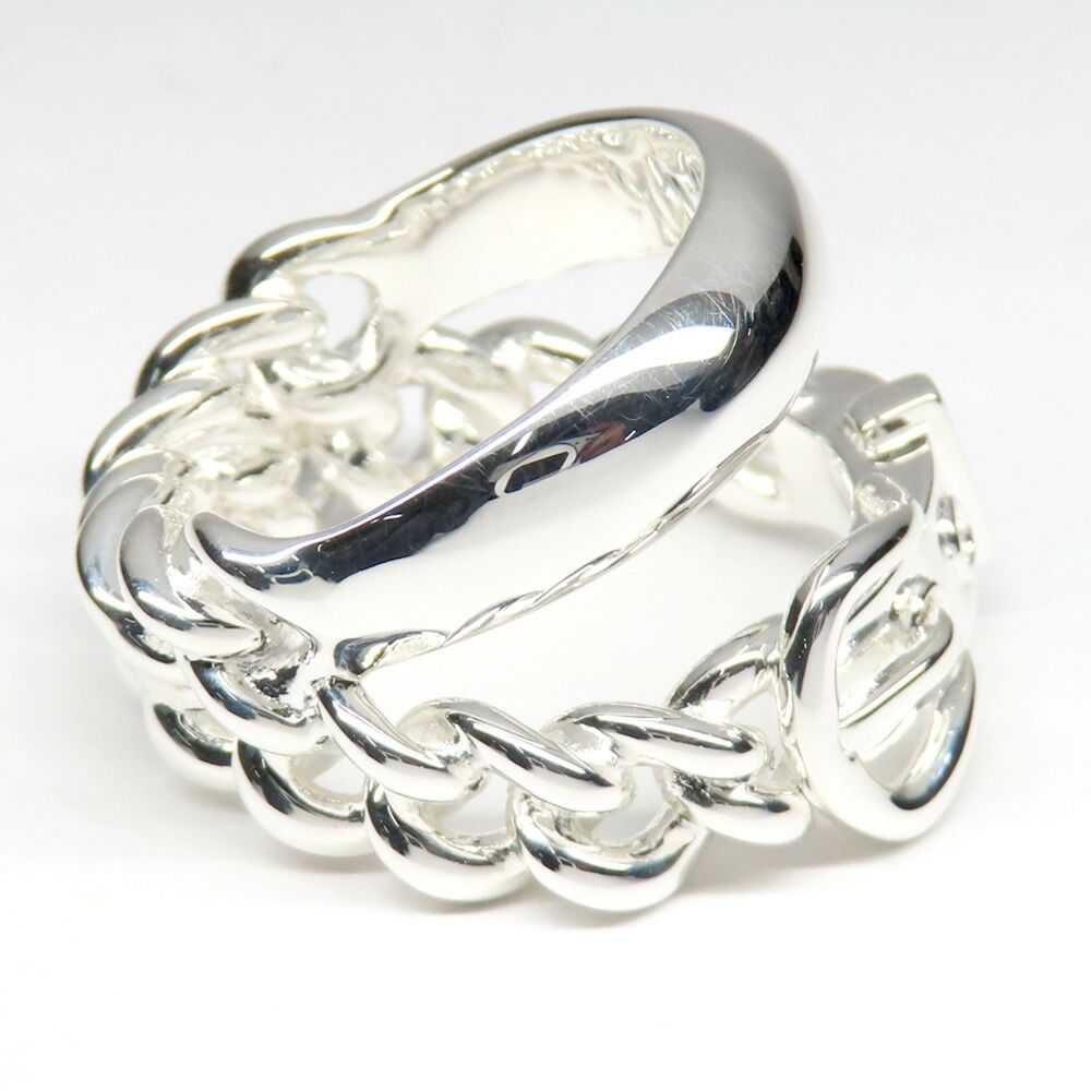 Hermes Ring Book le Series Inflexible 51 Silver — view 3