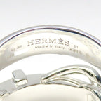 Hermes Ring Book le Series Inflexible 51 Silver — view 8