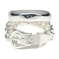 Hermes Ring Book le Series Inflexible 51 Silver