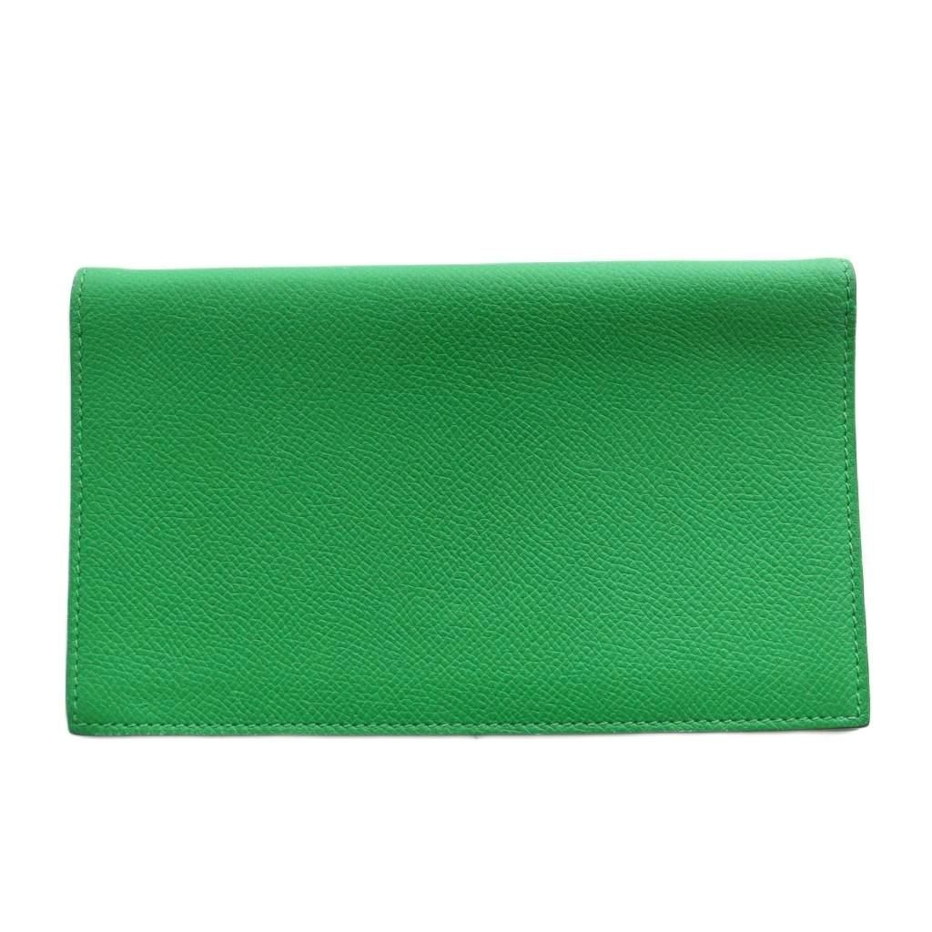 Hermes Agenda Vision Notebook Cover Case Green SS