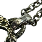 Gucci Arabesque Interlocking Necklace Pendant GG Logo Star Ring Silver Classic — view 5