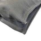 Hermes Her Line Pouch MM Clutch Multi Case Gray Canvas Polyester Logo Sophistica — view 4