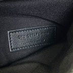 Saint Laurent Belt Bag Logo Leather Metallic Silver Paris Sophistication — view 7