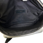 Saint Laurent Belt Bag Logo Leather Metallic Silver Paris Sophistication — view 8