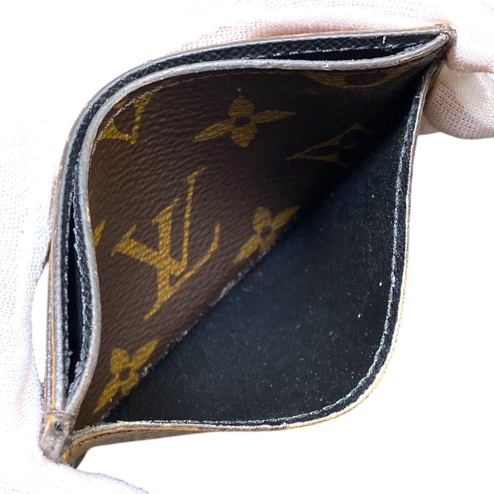 Louis Vuitton Card Holder Sample Case Monogram Reverse Canvas Leather Brown — view 7