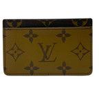 Louis Vuitton Card Holder Sample Case Monogram Reverse Canvas Leather Brown — view 2