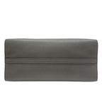 Prada Monochrome Tote Logo Saffiano Leather White Tag Gray Classic Sophisticatio — view 4