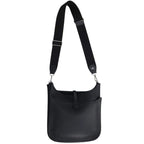 Hermes Evelyne 3 PM Black Taurillon Clemence Shoulder Bag — view 2