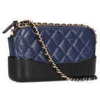 Chanel Gabriel de Aged Calfskin Hobo Chain Wallet