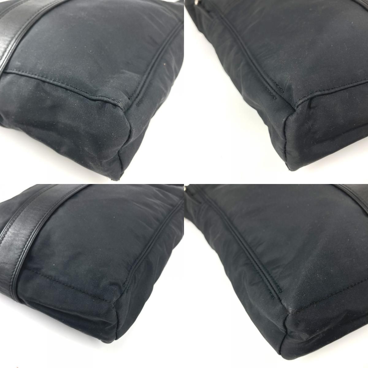 Hermes Shoulder Bag Acapulco Bandouliere PM Nylon Black — view 7
