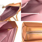 Louis Vuitton Shoulder Bag Columbus Monogram Vernis Canvas Baby Pink — view 8