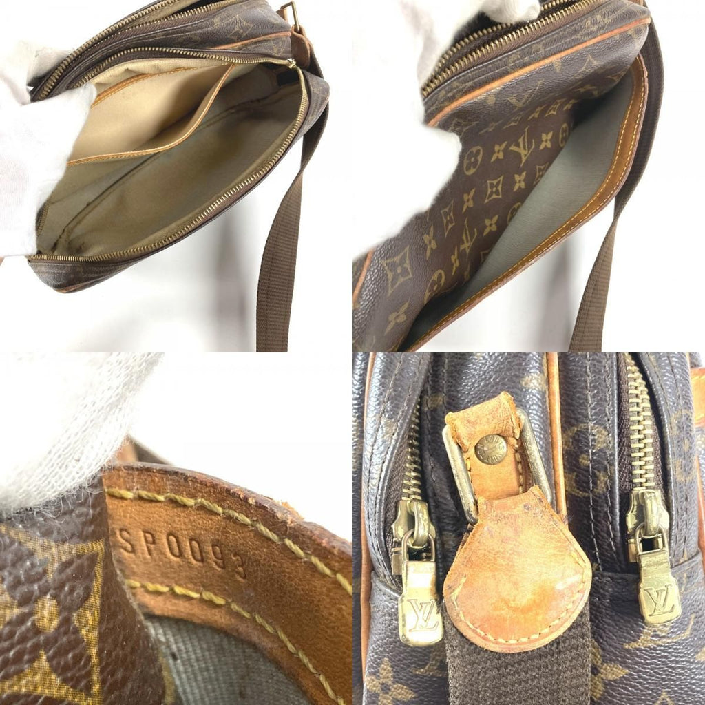 Louis Vuitton Shoulder Bag Reporter PM Monogram Canvas Brown — view 8