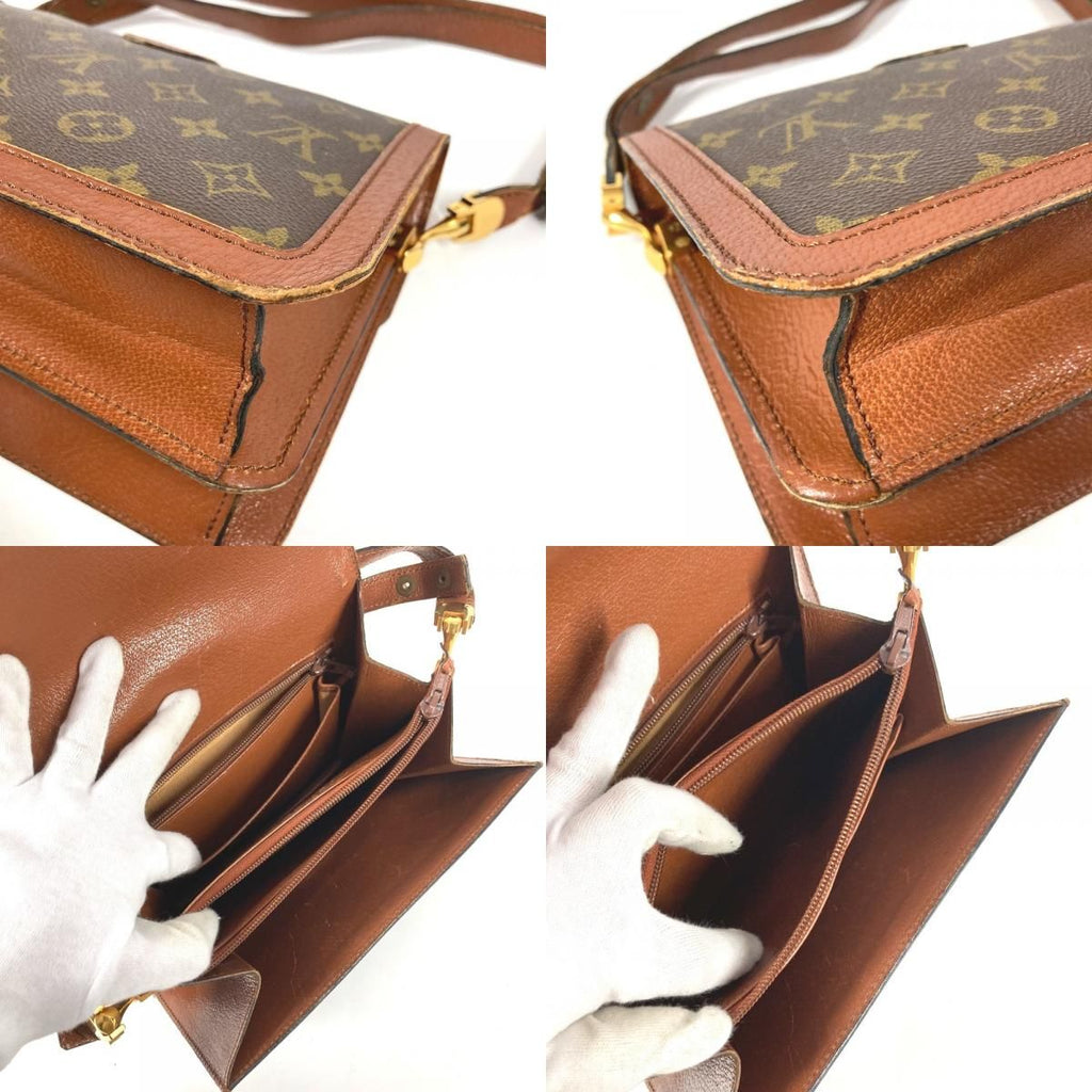Louis Vuitton Shoulder Bag Sac Vendome Monogram Canvas Brown — view 7