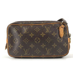 Louis Vuitton Shoulder Bag Pochette Marly Bandouliere Monogram Canvas Brown — view 2