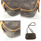 Louis Vuitton Shoulder Bag Pochette Marly Bandouliere Monogram Canvas Brown — view 7
