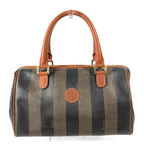 Fendi Handbag Pecan Leather Khaki
