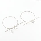 Hermes Echappee Earrings Silver — view 3